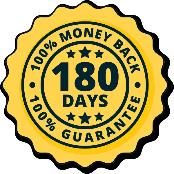 glucoberry 180-Day Money Back Guarantee